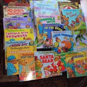 20 Berenstain Bears First Time Books Readers Paperback Stan and Jan Berenstain